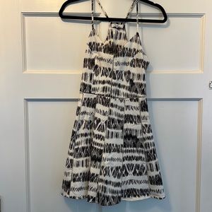 Parker - black and white cocktail dress